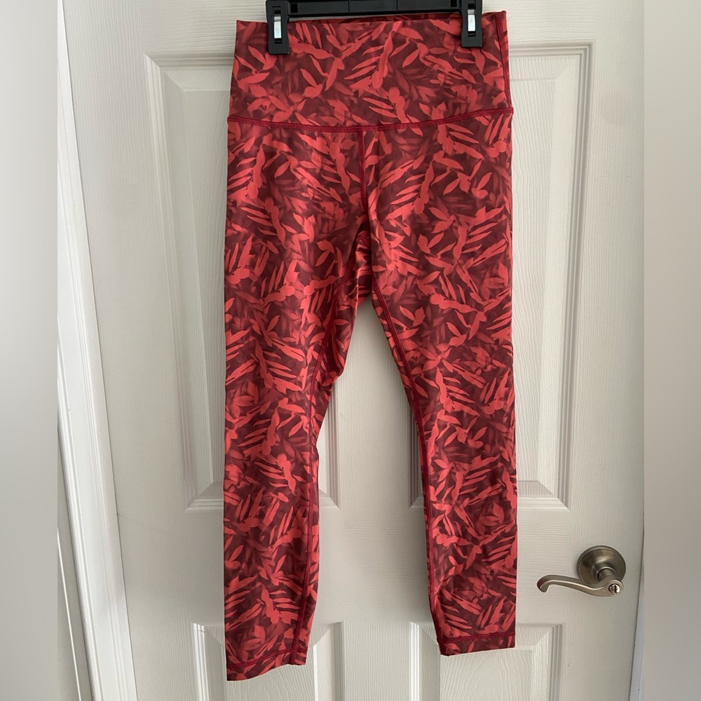 Lululemon Leaf Print Leggings